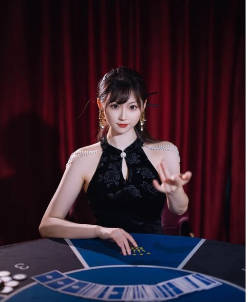Permainan meja klasik blackjack dengan kartu dan chip di meja kasino